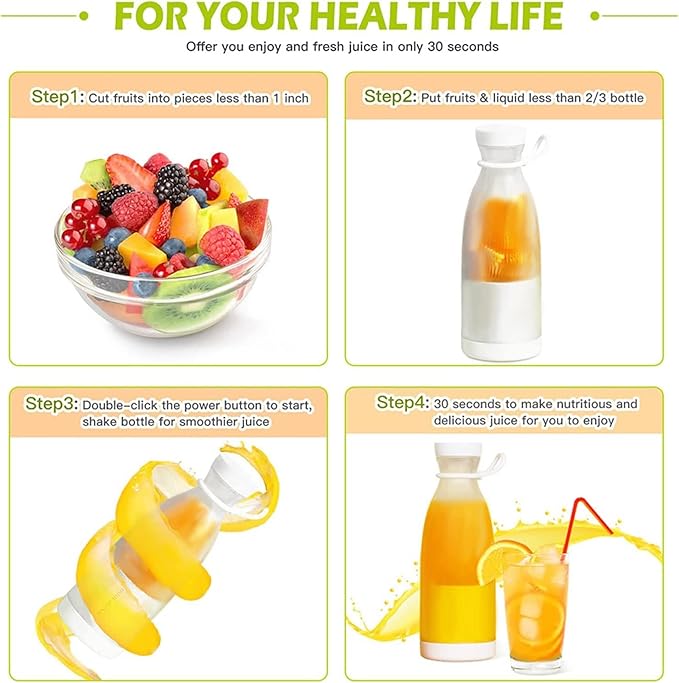 Electric Portable Mini Juicer Bottle
